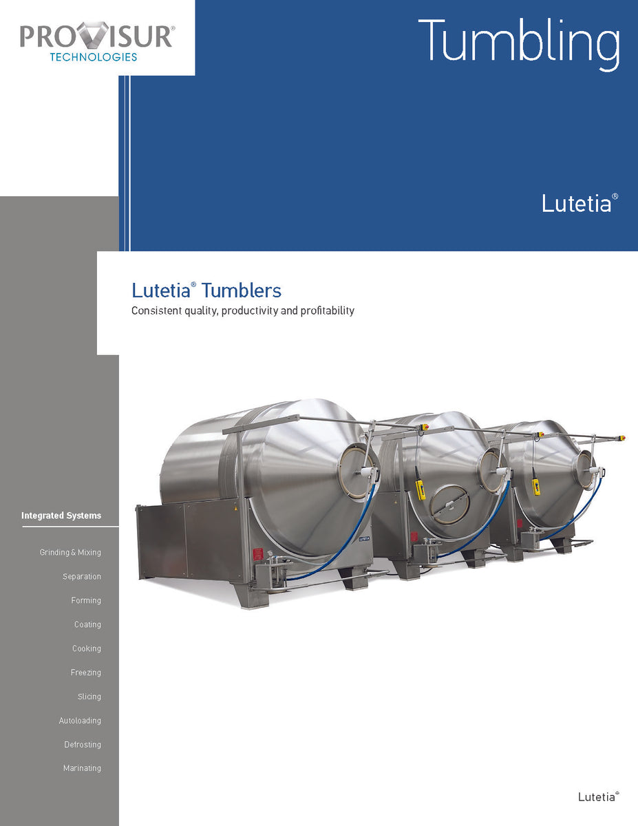 Lutetia® Defrosting Vacuum Tumbler Equipment